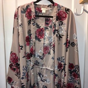 Floral kimono
